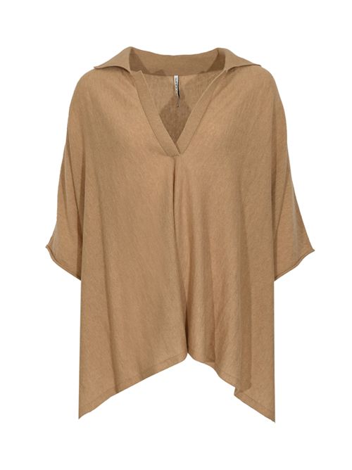 Maglia Mila Over in merinos cardato Cookie Liviana Conti | F5WB15V61-2